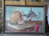 Картина "натюрморт с яблоком ", фото №2