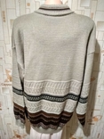 Теплый стильный английский мужской свитер р-р L, фото №9
