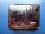 Кожаный женский кошелек dr.koffer (стилизация под змею), фото №4