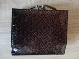 Кожаный женский кошелек dr.koffer (стилизация под змею), photo number 5