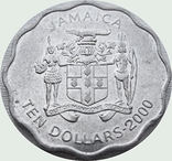 37.Ямайка 10 долларов, 2000 год, фото №2