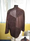 Большая оригинальная женская кожаная куртка-накидка SPORT.  Лот 83, photo number 4