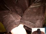 Большая оригинальная женская кожаная куртка-накидка SPORT.  Лот 83, фото №8