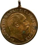 Великая Британия. Медаль Коронация Эдуард 7 1902 г., фото №2