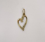 Серебряная Подвеска LOVE, Серебро 925 пробы, 2,13 грамма, 3,4 (2,4) х 1,5 см., photo number 2