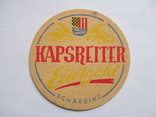 Подставка под пиво Kapsreiter  1968  год, фото №3