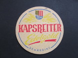 Подставка под пиво Kapsreiter  1968  год, фото №6