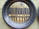 Две настенные тарелки  " Берёзки ", фото №3