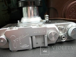 Фотоаппарат зоркий-1  футляр и крышка оригинальная на объектив, фото №3