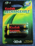 Аккумуляторы Kodak, R6, 2600 mAh в лоте 2 шт  №1, фото №2