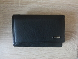 Женский кожаный кошелек HASSION (черный), фото №3