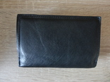 Женский кожаный кошелек HASSION (черный), фото №4
