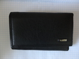 Женский кожаный кошелек HASSION (черный), фото №7
