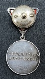 Медаль За трудовую доблесть № 19390 + книжка., фото 12