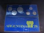 Аргентина 2000 песо 1978 UNC из набора, фото №4