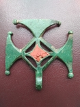 Привеска с эмалью, к к, 2-5 век., фото 2