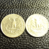 25 центів США 1983 (два різновиди), фото №3