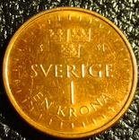 1 крона Швеція 2016, фото №2