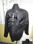 Большая стильная женская кожаная куртка VISION. Лот 177, фото №4