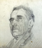 Портрет карандаш 1950-е, фото №2