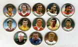 Сувенирные монеты "Легенды Украинского футбола" - 13 штук, фото №2