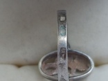 Советское кольцо серебро 875 проба. Размер 16.5, фото №5