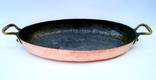 Старинная большая форма для запекания , жаровня. Медь, латунь Франция Клеймо 2,4 кг, фото №3