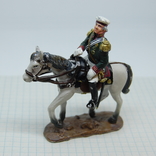 Фельдмаршал Генерал Кутузов на коне. Олово, фото №2