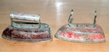 Пара утюжков из металла для воротничков, фото №2