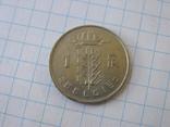 1 франк 1958г Бельгия, фото №2