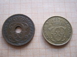 Две монеты Дании 5 эре и 1 крона 1929 и 1925 гг., фото №10