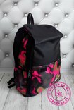 Яркий камуфляжный рюкзак Nike розовый, фото №6
