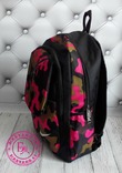 Яркий камуфляжный рюкзак Nike розовый, photo number 9