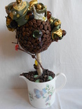 Топиарий/Кофейное дерево в стиле "Афро", фото №5