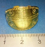 Пластинчатый перстень времён Киевской Руси 10-12 век Реплика), фото №7