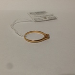 Золотое кольцо с бриллиантом, фото №6