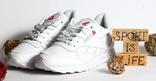 0242 Кроссовки Reebok Искусственная кожа Белые 44 размер 28,7 см стелька, photo number 2