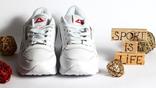 0242 Кроссовки Reebok Искусственная кожа Белые 46 размер 30 см стелька, фото №5