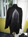 Большая оригинальная женская кожаная куртка Echtes Leder. Лот 202, фото №4