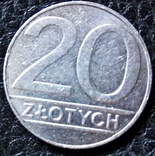 20 злотих 1990 року Польща (тільки 90-2), фото №2