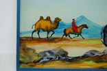 Роспись на стекле. Монголия. 120х90мм, фото №3