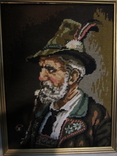 179. Портрет "Горный фермер. Bergbauer", гобелен, Rödel, Германия, фото №3