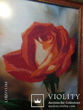 Картина вышитая бисером "Роза", фото №12