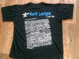 Avril Lavigne - черная футболка разм.L, фото №7