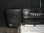 Магнитофон кассетный Atlanta с двумя колонками с радио, фото №4