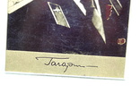 Юрий Гагарин на металлической пластине. Космос. 95х155мм, фото №5