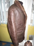 Натуральная мужская куртка - дублёнка. Испания. 46-48. Лот 19, фото №4