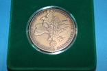 Медаль НБУ 10 років Монетному двору 2008 рік (латунь), фото №3