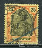 1900 Германия стандарт "REICHSPOST" 25 pfg, фото №2