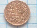 ½ цента, Нидерланды, 1928г., фото №3